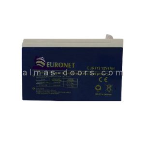 باتری یو پی اس 12 ولت 7 آمپر ساعت یورونت EURONET مدل EUR712
