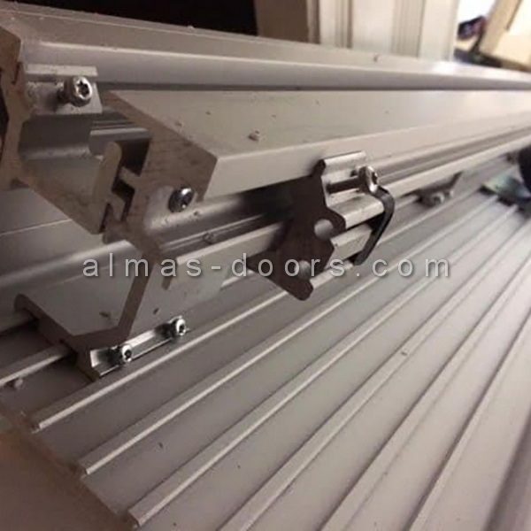 ریل و کاور درب اتوماتیک شیشه ای بیسام BESAM