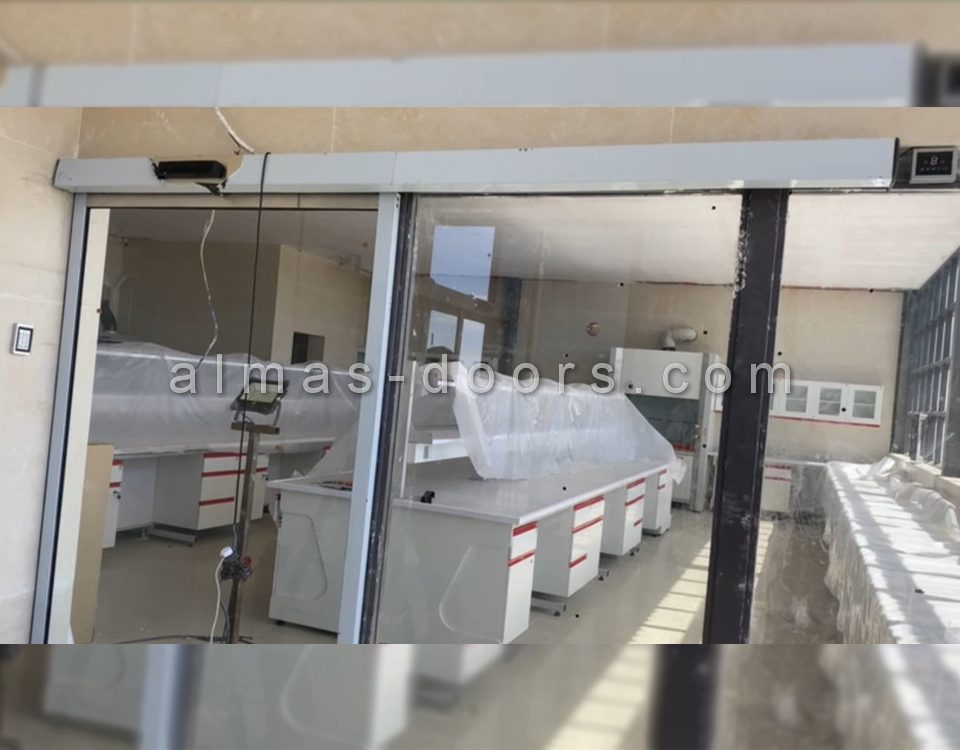 پروژه نصب درب اتوماتیک اسلایدینگ کارخانه در اصفهان