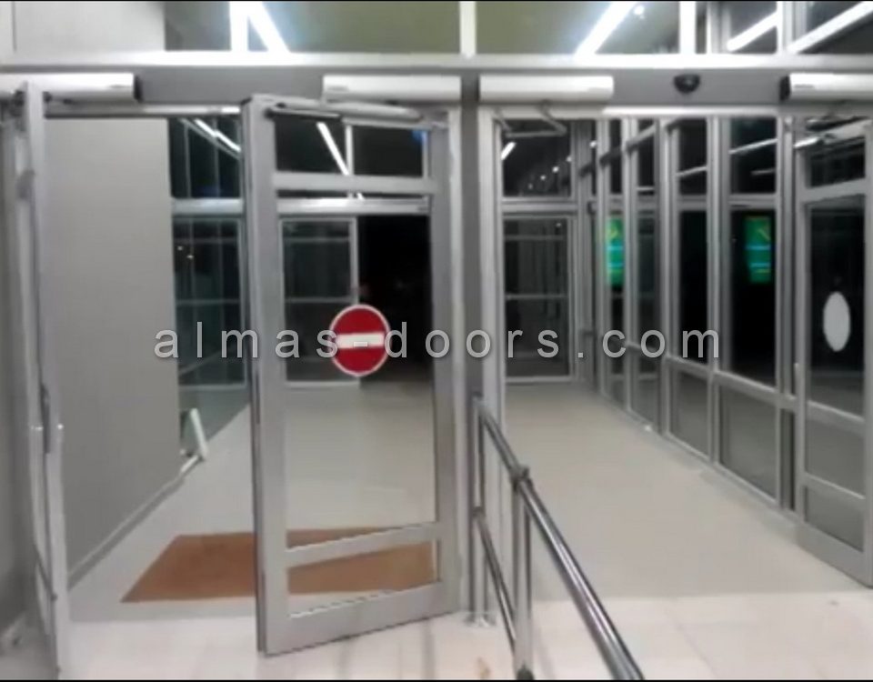 پروژه نصب درب اتوماتیک سوئینگ و اسلایدینگ مرکز درمانی سنندج